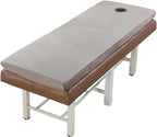 KKCD Lash Bed Cushion Topper Non-Slip Beauty Salon Mattress with Elastic Bands Plush Massage Table Mattress Pad with Square Head and Face Breath Hole 3cm/6cm Thickness,Gray 6cm,80x190cm
