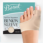 Bunion Corrector and Orthopedic Hallux Valgus Relief Splint Gel Bunion Pads Sleeves Brace – Toe Stretcher Bunion Guard for Men and Women Gel Toe Spacer, Toe Separator, Toe Spreader – Bunion Protector