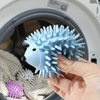 3 Pack Hedgehog Shaped Laundry Balls, Reusable Washing Machine Fabric Softener Balls, Laundry Dryer Balls for Reducing Wrinkles and Static (White+Pink+Blue)