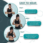 Wonder Care- Umbilical Hernia Support Belt Abdominal Binder for Belly Button Hernias or Navel Hernias, Hernia pain relief Brace, Beige (L, 36"-40")