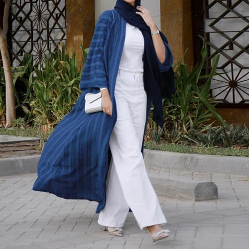 Front Open Abayas for Women Muslim with Hijab Scarf Islamic Prayer Clothes Long Sleeve Muslim Cardigan Dress Dubai Cardi Robe