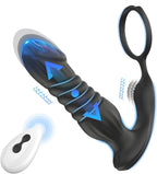 5.9 Inches Newly Portable Memory Function Prostrate Device and Remote one-Touch Recovery Portable Soft Silicone Non-deformable Strongly Silent Couple Waterproof Men Gift v37h2