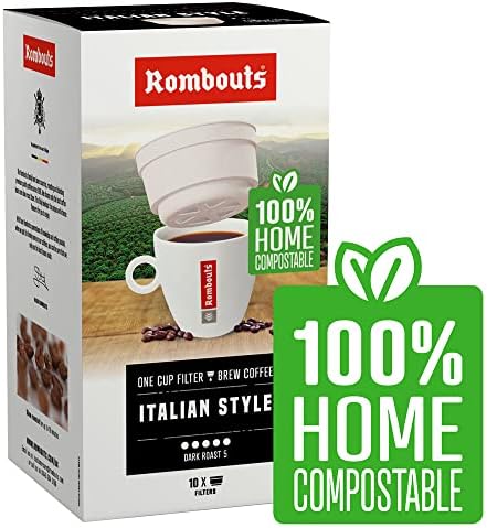 Rombouts Italian Individual Filter Coffee Intense (10) - Pack of 6