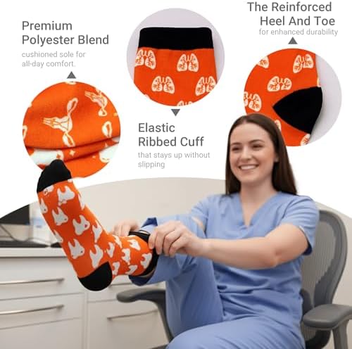 Doctor Nurse Cancer Patients Socks Gifts, Get Will Gifts for Men Women, Doctors Day Nurse Week Socks