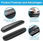 Wheelchair Armrest Pads, Premium Wheelchair Arm Pads, Wheelchair Armrest Replacement Accessories, Black (1 Pair) Compatible with All Brands(10-1/4")