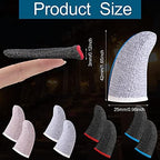 Geyoga 40 Pieces Gaming Finger Sleeve for Thumb Sleeves Mobile Gaming Finger Protector(Mixed Colors)
