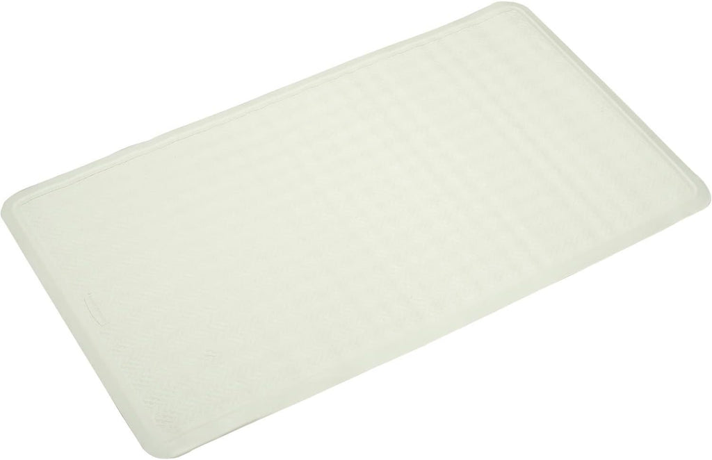 Rubbermaid Commercial Safti-Grip Bath Mat, Large, White, FG704104WHT