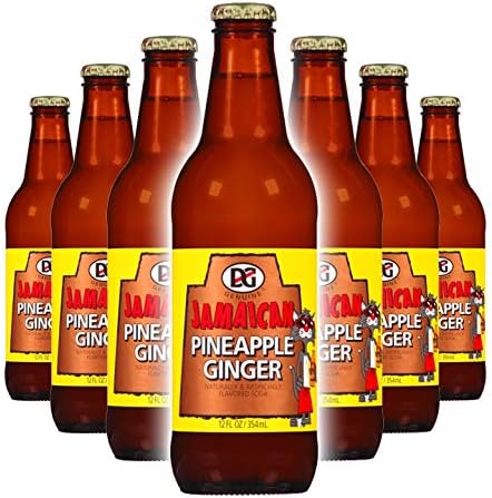 DG Genuine Jamaican - Pineapple Ginger Soda 12oz - 6-Pack