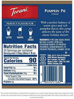 Torani Syrup, Pumpkin Pie, 25.4 Ounces (Pack of 4)
