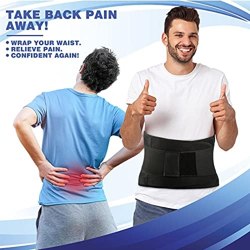 Back Brace for Lower Back Pain - Lumbar Support Belt for Women & Men - Relief Back Pain, Relief for Herniated Disc, Sciatica, Scoliosis 5XL(53"-65")