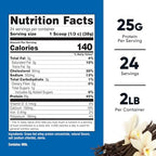 Nutricost Grass-Fed Whey Protein Concentrate (Vanilla) 2LBS - Undenatured, Non-GMO, Gluten Free