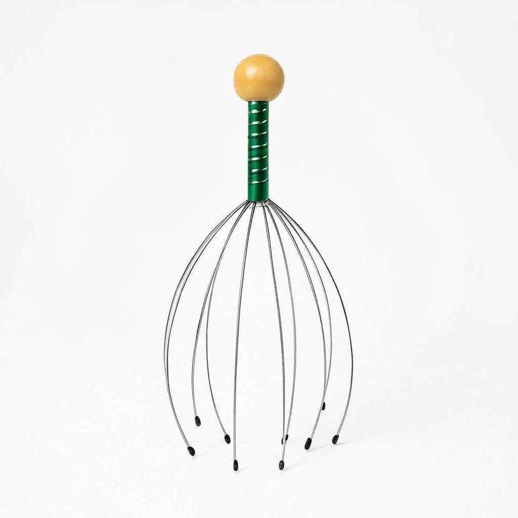 Scalp Massager for Stress Relief – 12 Prong Head Tingler for Relaxation & Hair Stimulation