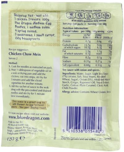 Blue Dragon Chow Mein Stir Fry 120g