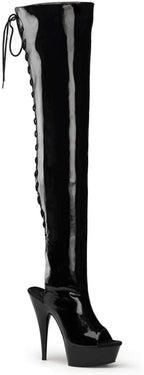 Pleaser Women's Delight-3017 Knee-High Boot