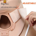 BodyMoves Philadelphia Soft Foam Cervical Collar Plus hot and Cold ice Pack -Neck Traction Device 3 1/4 Inch Immobilizer Collar Support Adjustable Neck and Head Braces (Large)