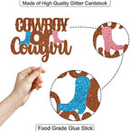 Blue Cowboy Boots or Pink Cowboy Boots Cake Topper - Western Cowboy Themed Gender Reveal Party Cowboy or Cowgirl Decoration - SugarGera