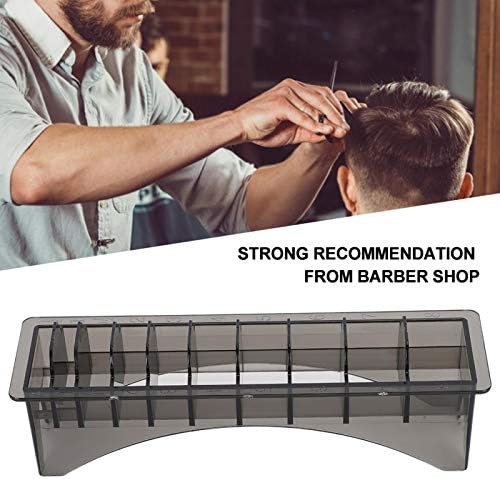 Guide Comb Storage Case,10 Grid Electric Hair Clipper Limit Comb Organizer Guide Comb Storage Case