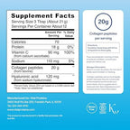 Vital Proteins Collagen Peptides Powder Advanced with Hyaluronic Acid & Vitamin C, Collagen Supplements, Unflavored, 12 Servings