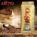 1870 by Caffe Barbera: Mago Whole Bean Roasted Coffee, Aromatic Intense & Fruity 7 Bean Blend by one of the worlds oldest coffee roasters, 150+ years of Roasting over 6 generations, 1.1lb / 0.5kg