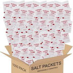Salt Packets Individually Wrapped - Iodized Salt Single Serve (1000 Pack Total)