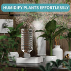 Travel Humidifier, Portable Small Humidifier for Plants, Bedroom, Office, Hotel or Car, 5000mAh Battery Operated Mini Cool Mist Humidifiers, Quiet 23dB, Auto-off, Night Light & BPA-Free, White