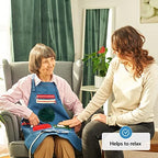 ODOXIA Fidget Apron for Elderly | Fidget Blanket for Dementia | Dementia Products for Elderly | Gift and Activities for Seniors with Alzheimer’s | Sensory Toys