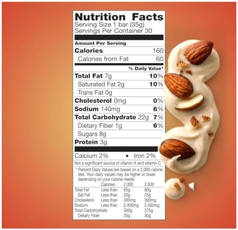 Natures-Valley Sweet and Salty Nut Almond Granola Bars, Bulk Pack (36 Count), 43.2 OZ