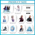 9Pcs Happy Birthday Party Cake Toppers Decorations, Blue Cupcake Toppers For Celebrations