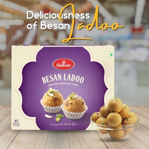 Haldiram Besan Ladoo (Freshly Packed) 400 Gram