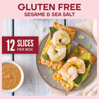 Wasa, Gluten Free Sesame & Sea Salt Crispbread, Net wt. 6.1 Oz (Pack of 1)
