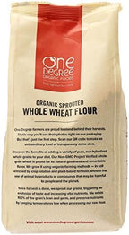 One Degree Organic Foods, Flour Whole Wheat Veganic Sprouted Organic, 32 Ounce