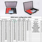 NICHOY 266 Pcs Optical Trial Lens Set,Ophthalmology Optometry Kit,Adjustable Trial Frame Optometry Optician Lens Set,Eye Test Glasses Optical Trial Lens Set Kit(Color:A,Size:266pcs)