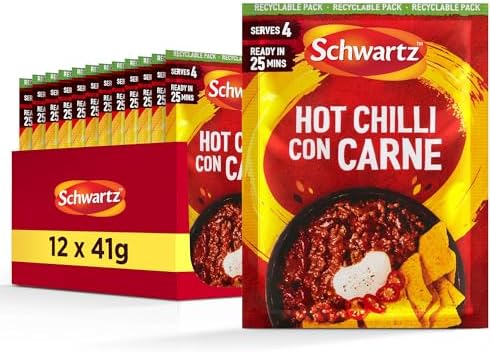 Schwartz Hot Chilli Con Carne Mix 41g