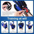 Rehability Robot Gloves Hemiplegia Hand Stroke Recovery Equipment, Hand Dysfunction Training Device for Stroke, Finger Orthosis for Finger Cramps (Left, L)