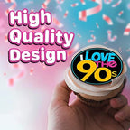 30 x Edible Cupcake Toppers Themed of 90s Party Collection of Edible Cake Decorations | Uncut Edible on Wafer Sheet