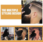 Beard Shaping Template and Hairline Enhancing Card for Men - 3Pcs Hairline Design Tool for Beard and Hair Styling with Durable Pvc Material Perfect for Precise Facial Hair Grooming