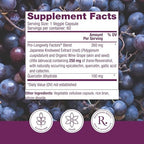 Reserveage Beauty Resveratrol 250 mg - Best Trans-Resveratrol - Vegan Antioxidant Supplement for Cellular & Heart Health - Aids Healthy Aging & Immune Health - 60 Vegetable Capsules
