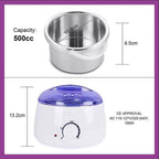 Professional Electric Wax Warmer and Heater for Soft, Paraffin Warm Crème and Strip Wax | Wax Melter for Hair Removal with Adjustable Temperature for Salon Quality Results