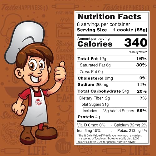 Classic Cookie, Soft Baked Brownie, Candy Brownie Round 3oz, 8 Count Pack