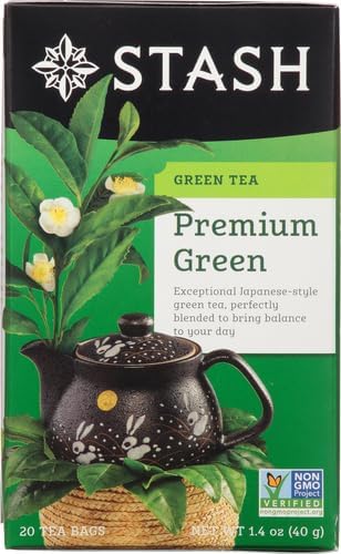 Stash Premium Green Tea, 20 ct (Pack of 6)