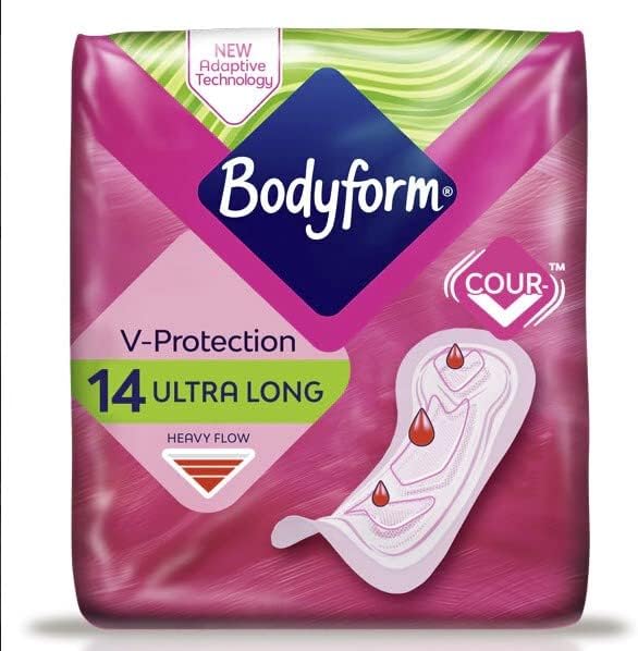 Bodyform Ultra Super 14 per pack (PACK OF 4)