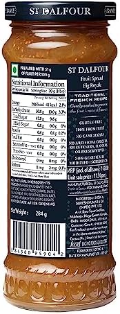 Charles Jacquin-St.Dalfour Consrv, Fig, 100% Fruit, 10-Ounce (Pack of 6)