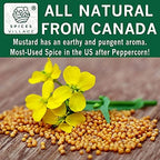 SPICES VILLAGE Yellow Mustard Seeds & Black Mustard Seeds [8oz each] - Kosher, Gluten Free, Non GMO, Resealable Bulk Bag