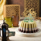 Gold Glitter Eid Mubarak Cake Topper, Muslim Islam Party Decorations, Ramadan Hajj Mubarak Eid Festival Anniversary Party Decorations