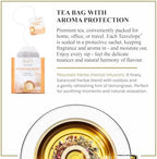 Ronnefeldt Teavelope Mountain Herbs – Naturally Caffeine-Free Herbal Tea with Rooibos, Fennel, Orange Peel & Cinnamon – 25 Individually Wrapped Tea Bags