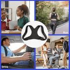 Posture Corrector for Women & Men,Breathable & Adjustable Back Posture Corrector,Invisible Upper Back Brace Support and Providing Pain Relief from Neck, Back and Shoulder,Pain Relief from Bad Posture(Large)