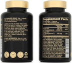 SuperSelf Vitamin D3 K2 Capsules - Vitamin D3 5000 IU and Vitamin K MK7 100mcg - 60 Capsules - USA Made Vegetarian Vitamin D Supplement - High Strength VIT D for Bones, Muscle, Teeth, Immune System