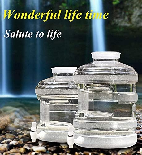 Thicken Outdoor Storage Bucket, PC Outdoor Travel Camping Household Drinking Water Storage Bucket Faucet Car Washing Equipment Bucket Car Portable Bucket,with Faucet 10L