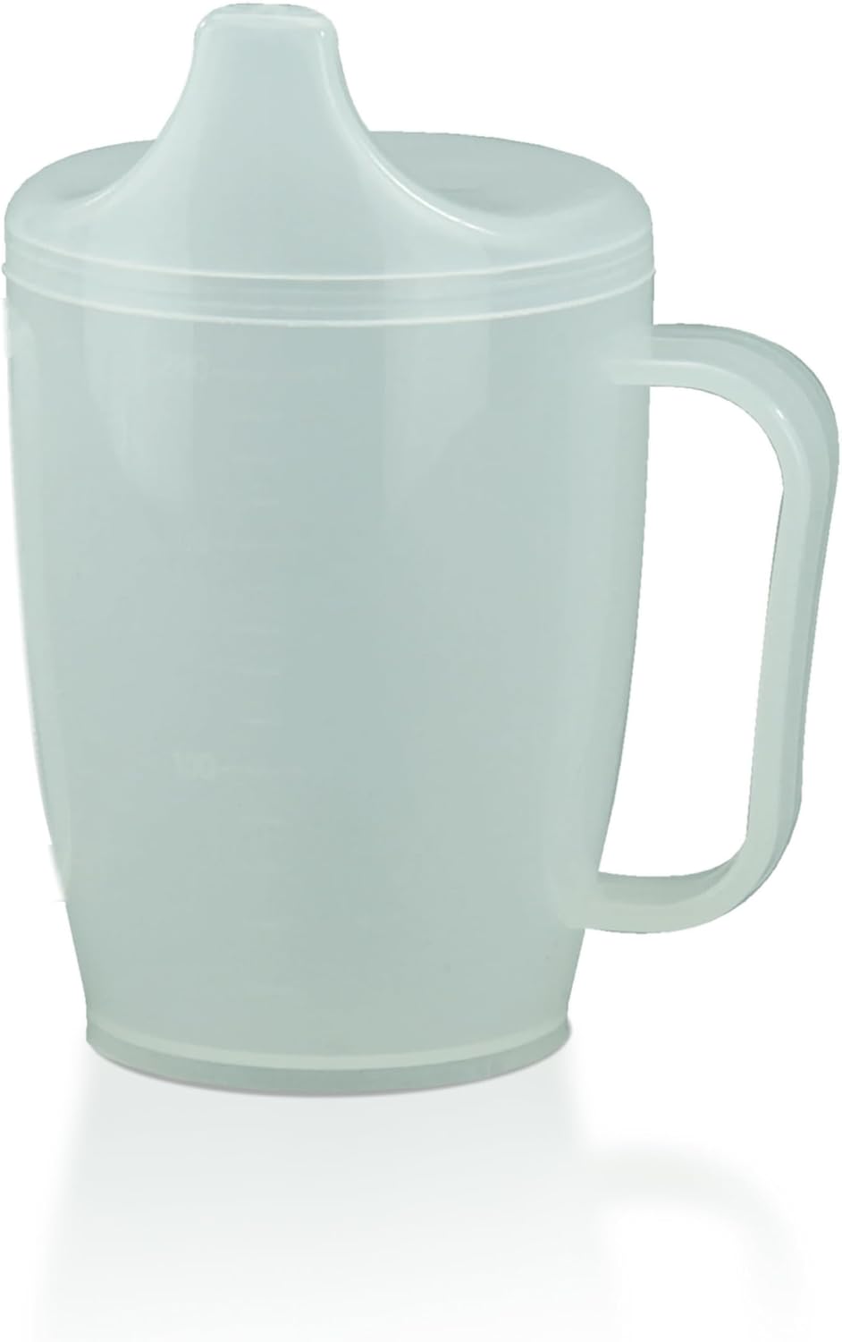 Adult Sippy Cup with Easy-Grip Handle & Spout Lid, 8.5 oz – Lightweight & Spill-Resistant Mug for Seniors & Adults, Use for Cold Beverages, Travel & Home - 1 Pack