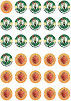 30 x Edible Cupcake Toppers – Boston Court Stars Themed Collection of Edible Cake Decorations | Uncut Edible on Wafer Sheet